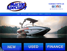 Tablet Screenshot of marine-specialty.com